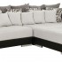 Black and White Sectional Modern Minimalis Sofa